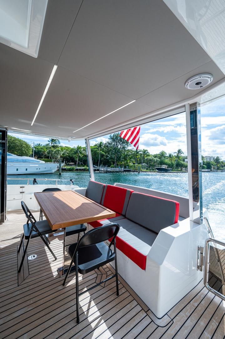 a boat on the water aboard LEBRADA Yacht for Sale
