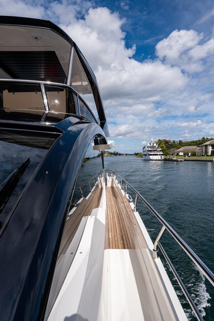 a boat on the water aboard LEBRADA Yacht for Sale