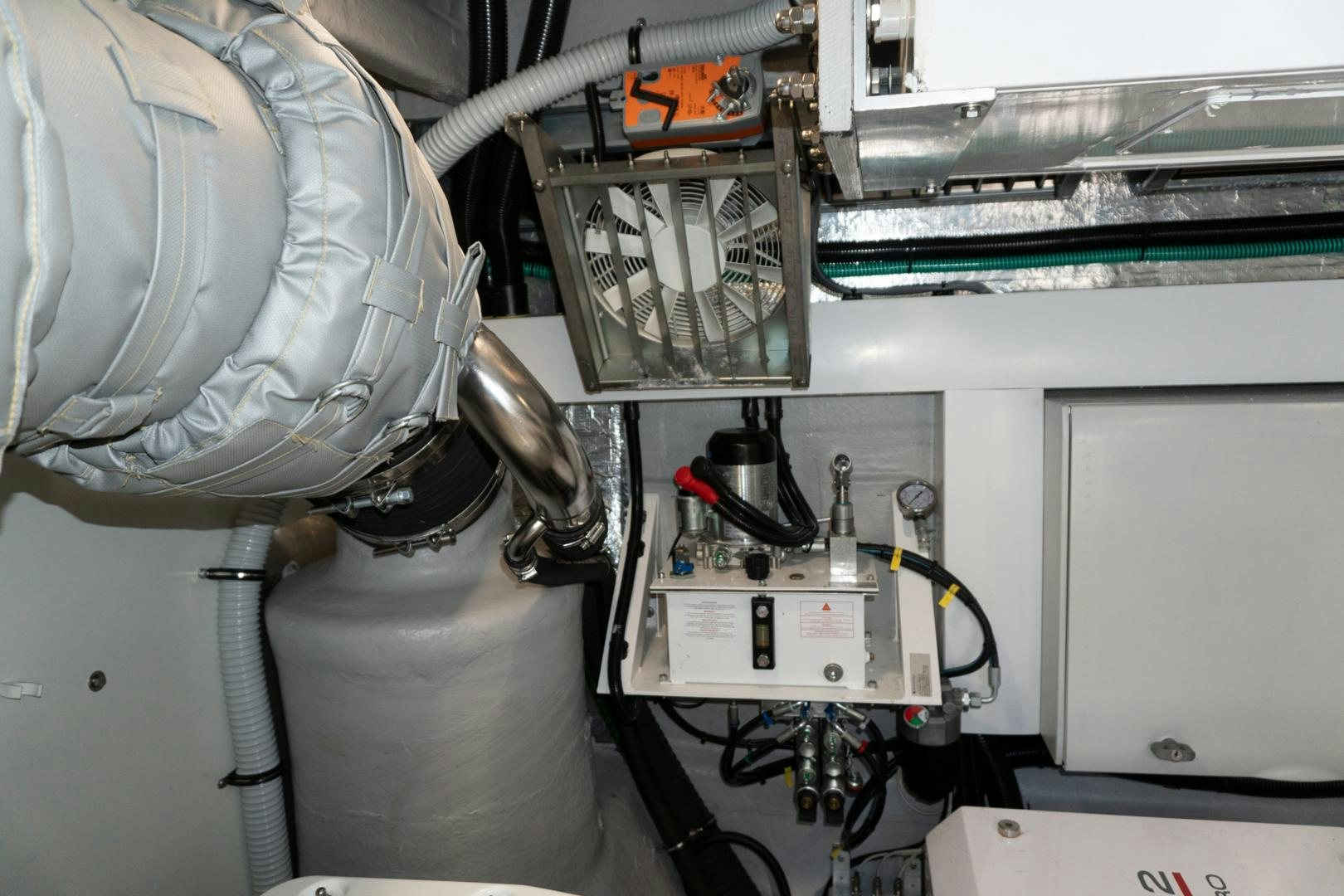 a close-up of a person in a lab aboard YOUNG HEARTS Yacht for Sale
