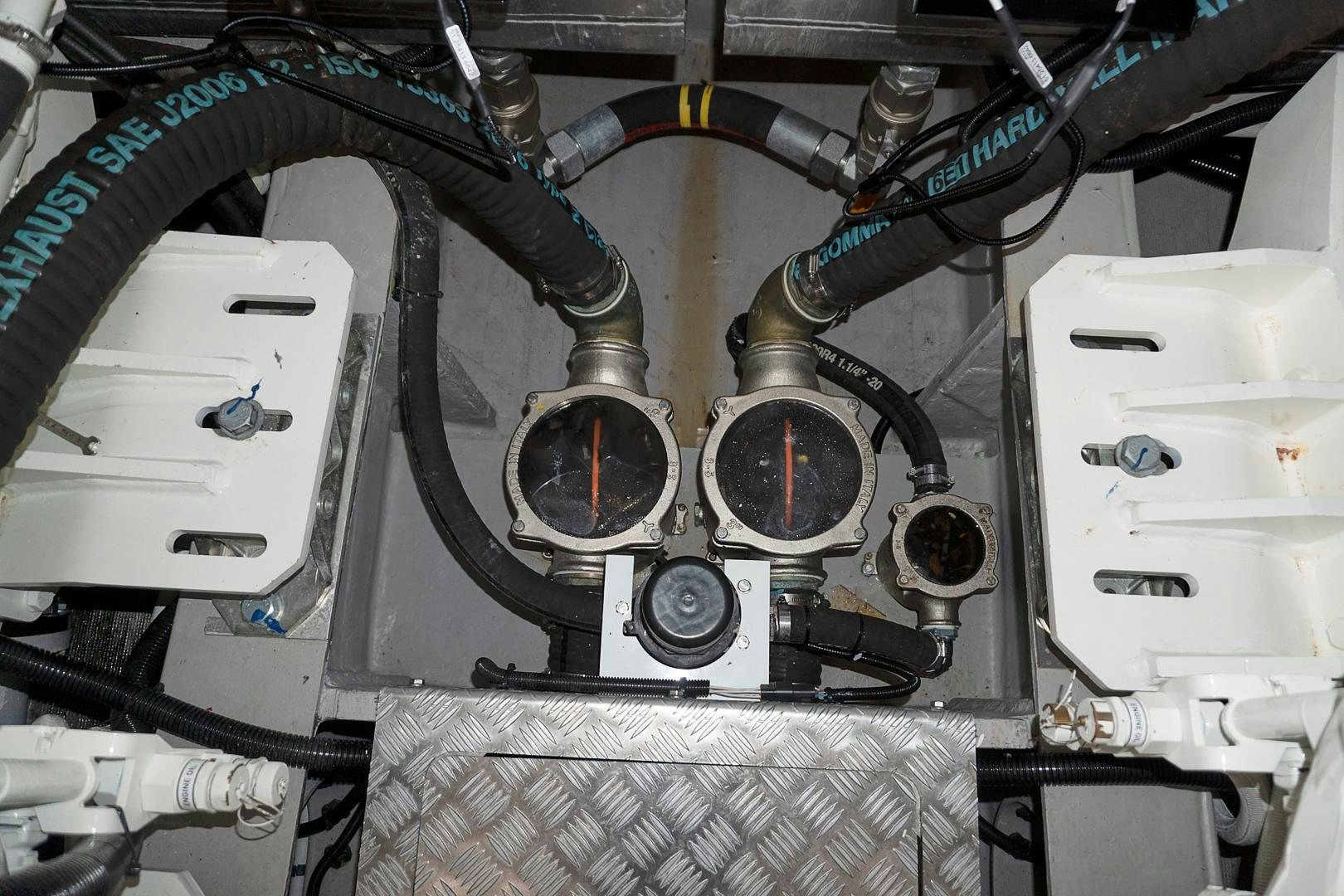 a close-up of a machine aboard YOUNG HEARTS Yacht for Sale