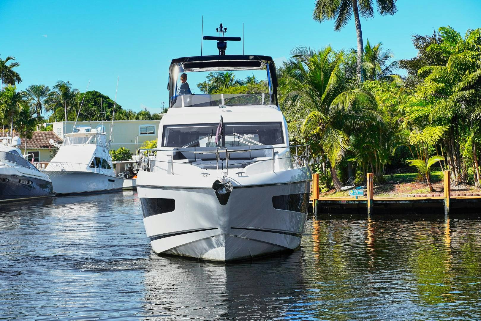 a boat in the water aboard YOUNG HEARTS Yacht for Sale