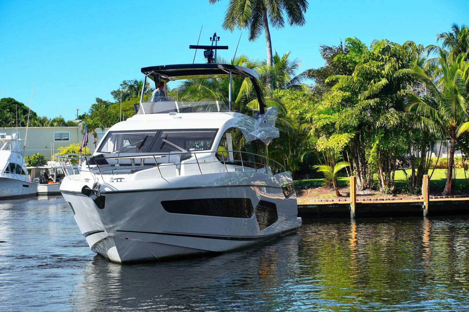 a boat in the water aboard YOUNG HEARTS Yacht for Sale