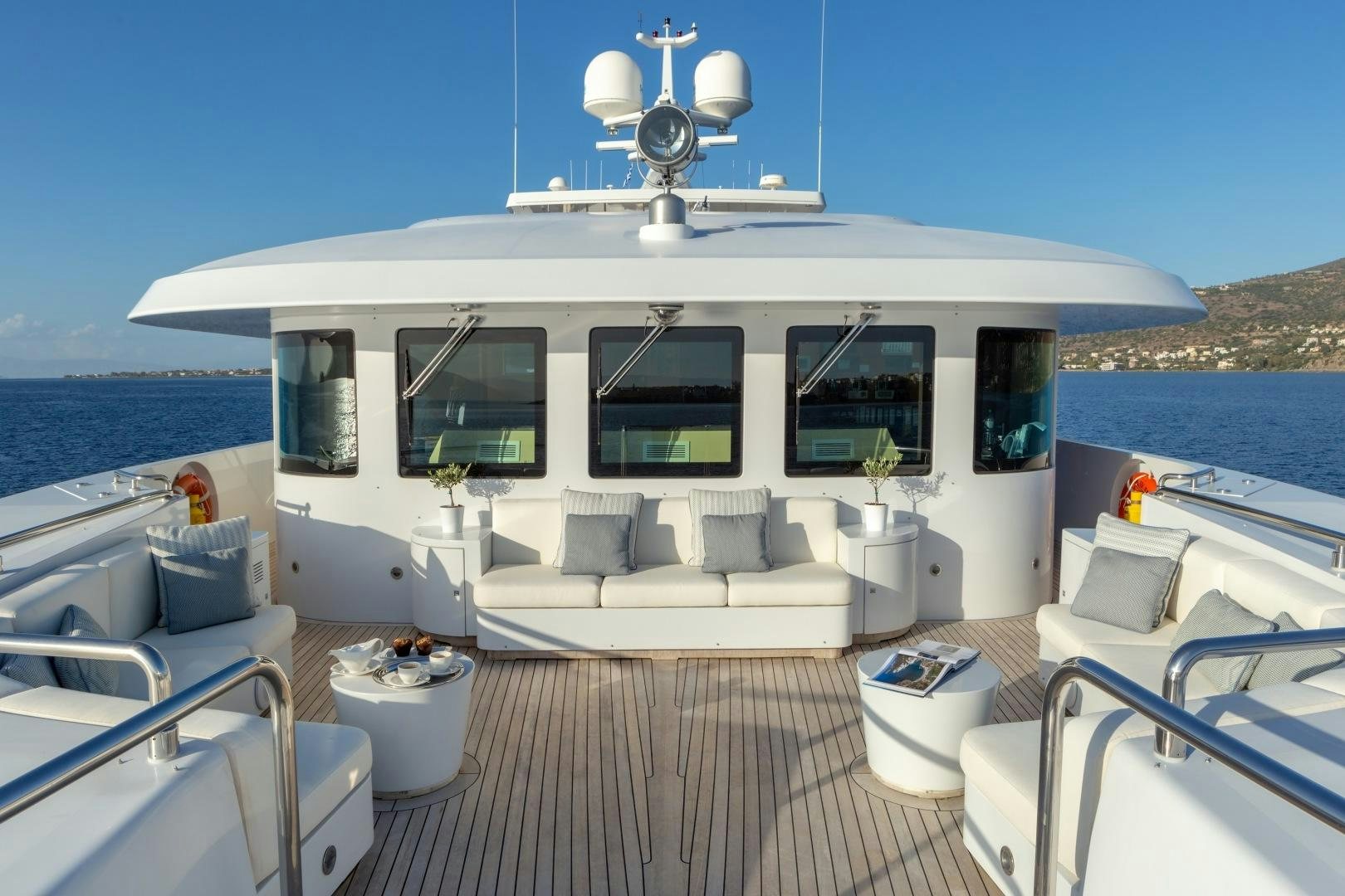 a boat on the water aboard ZALIV III Yacht for Sale
