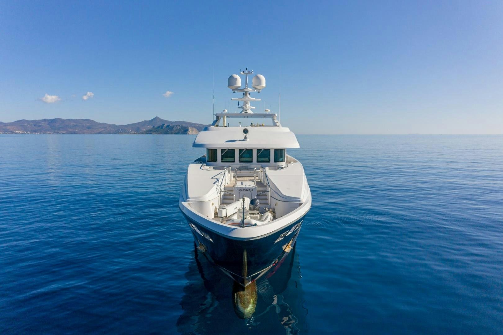 a boat in the water aboard ZALIV III Yacht for Sale