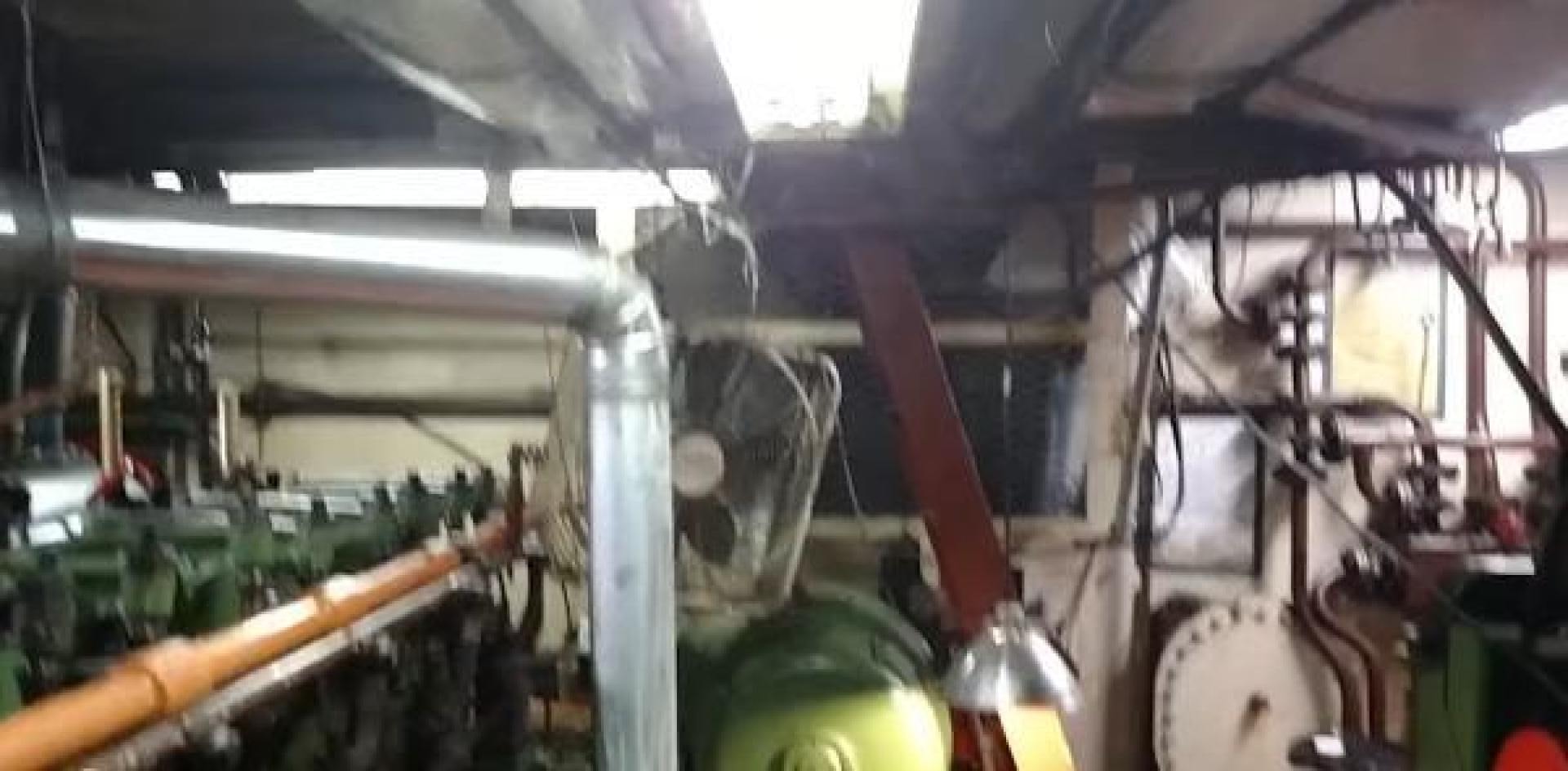 a factory with machinery aboard WANDERBIRD Yacht for Sale