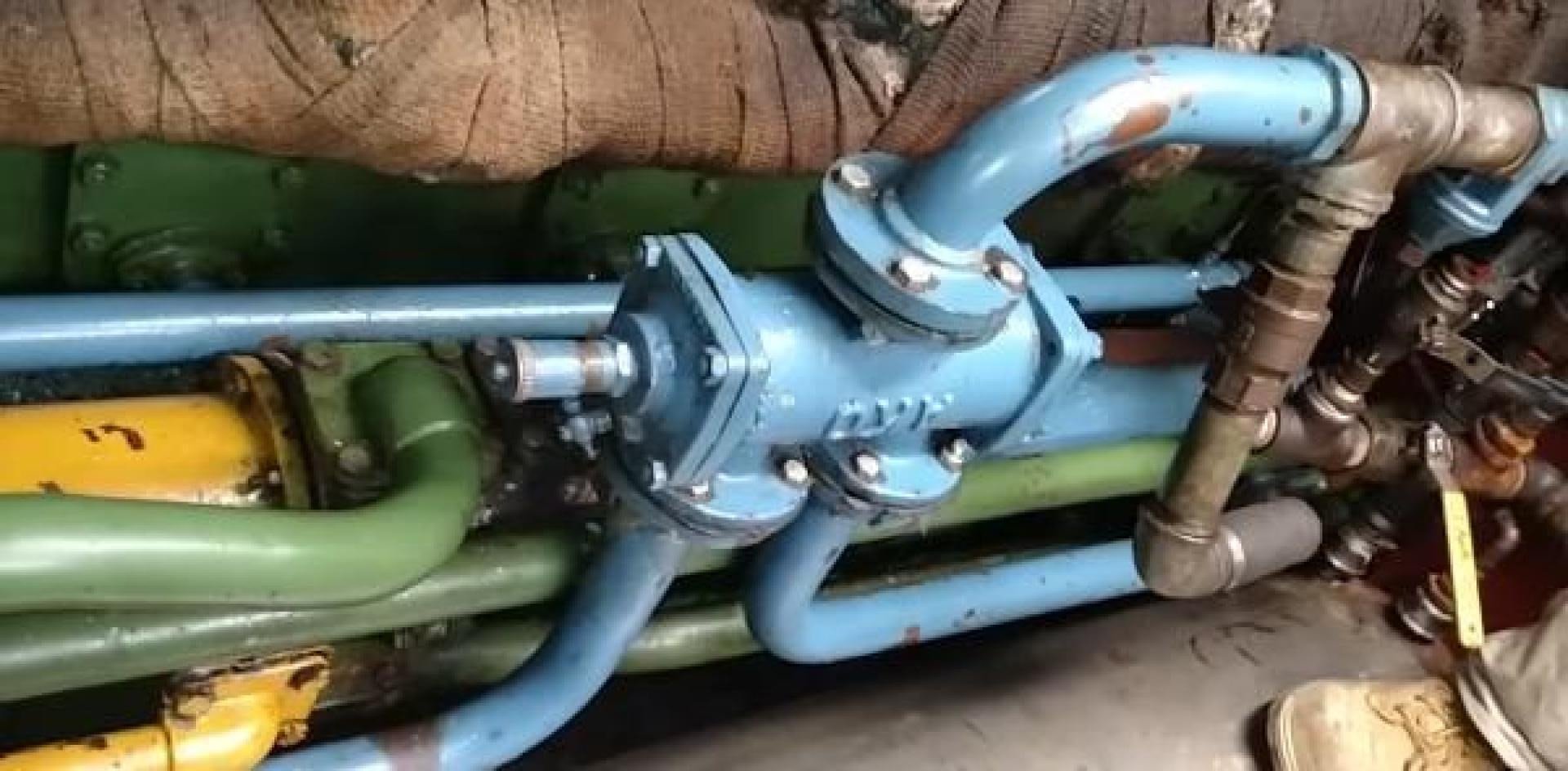 a machine with wires aboard WANDERBIRD Yacht for Sale