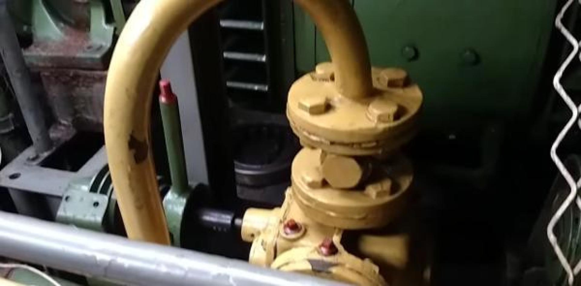 a machine with a metal handle aboard WANDERBIRD Yacht for Sale