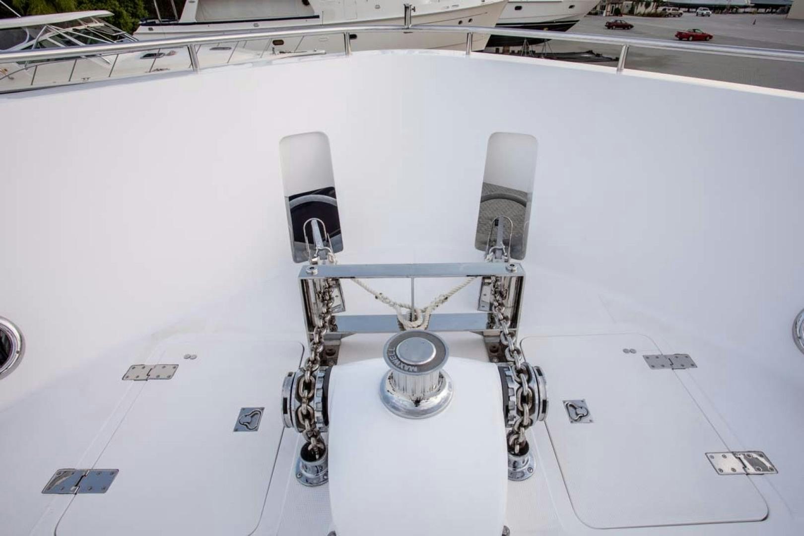 a white and blue machine aboard LORETTA Yacht for Sale