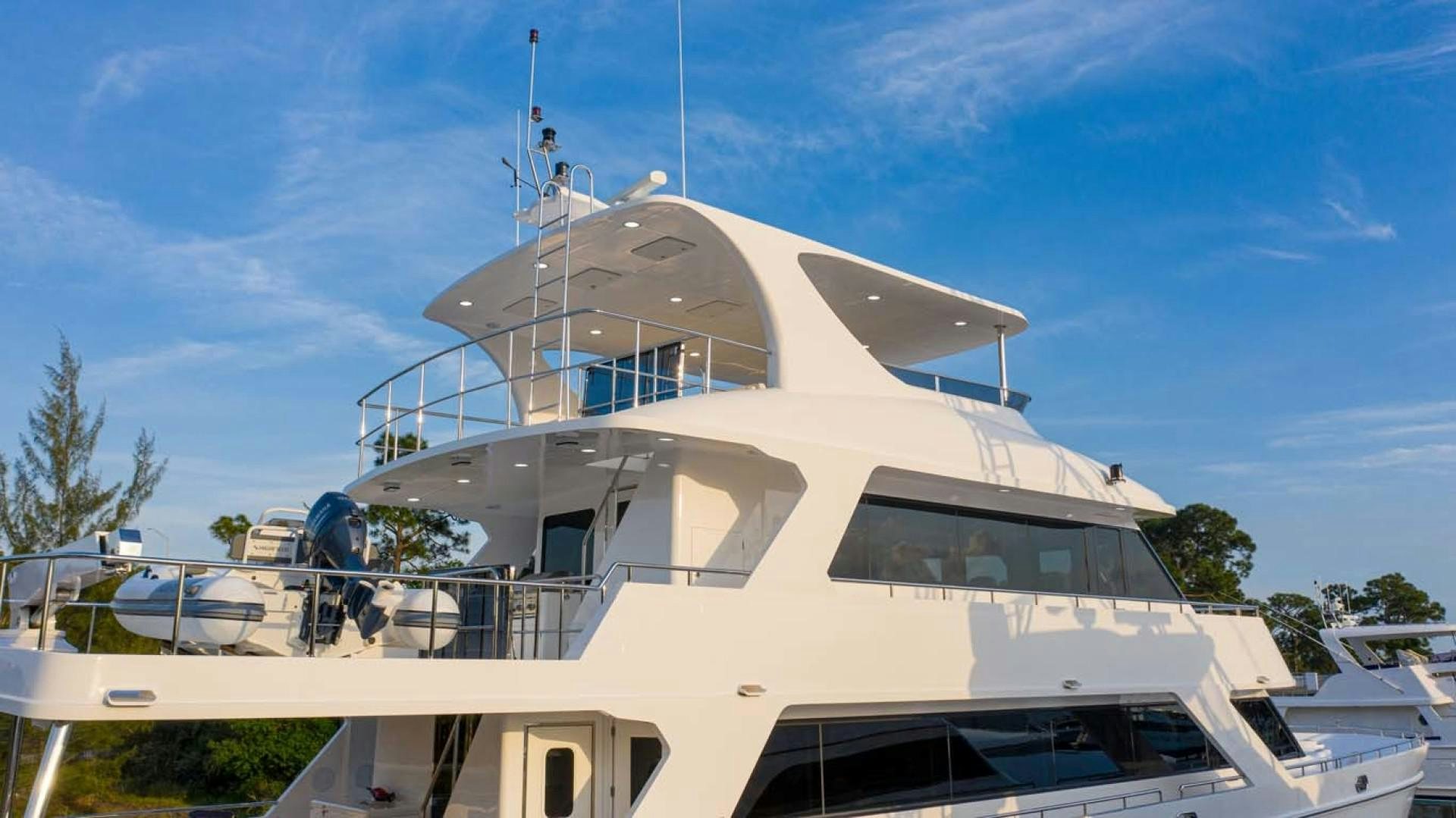 a white building with a dome roof aboard LORETTA Yacht for Sale