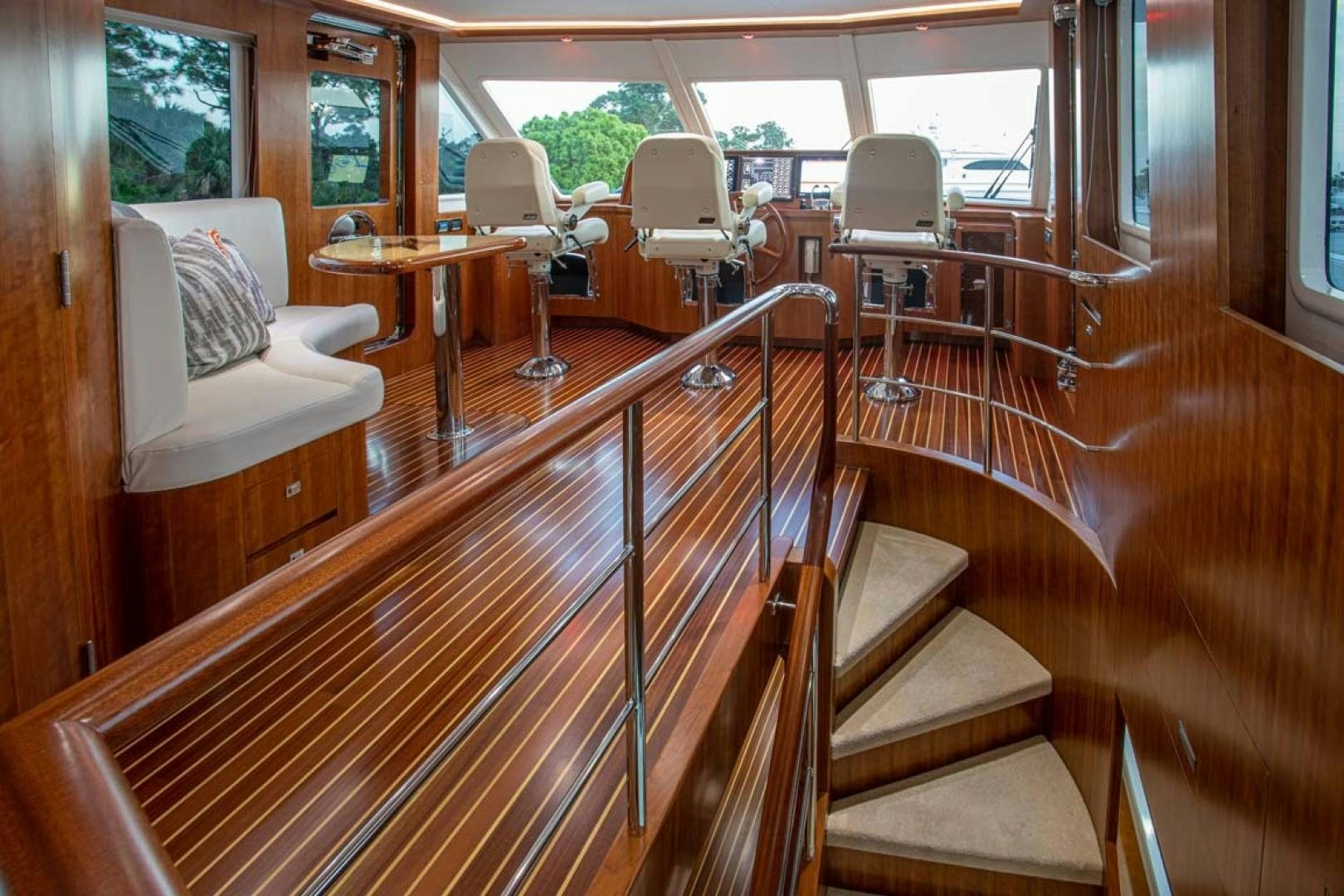 inside of a vehicle aboard LORETTA Yacht for Sale