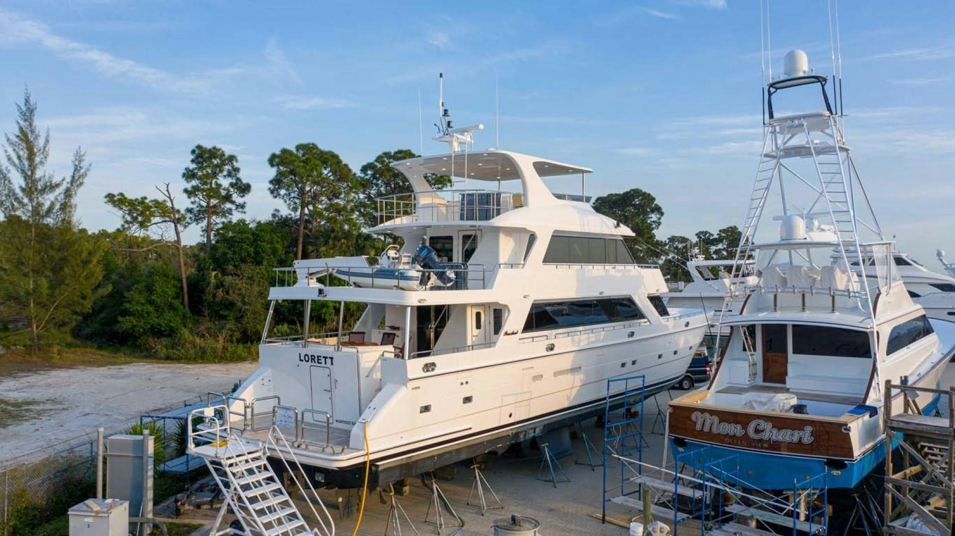 a couple of boats docked aboard LORETTA Yacht for Sale