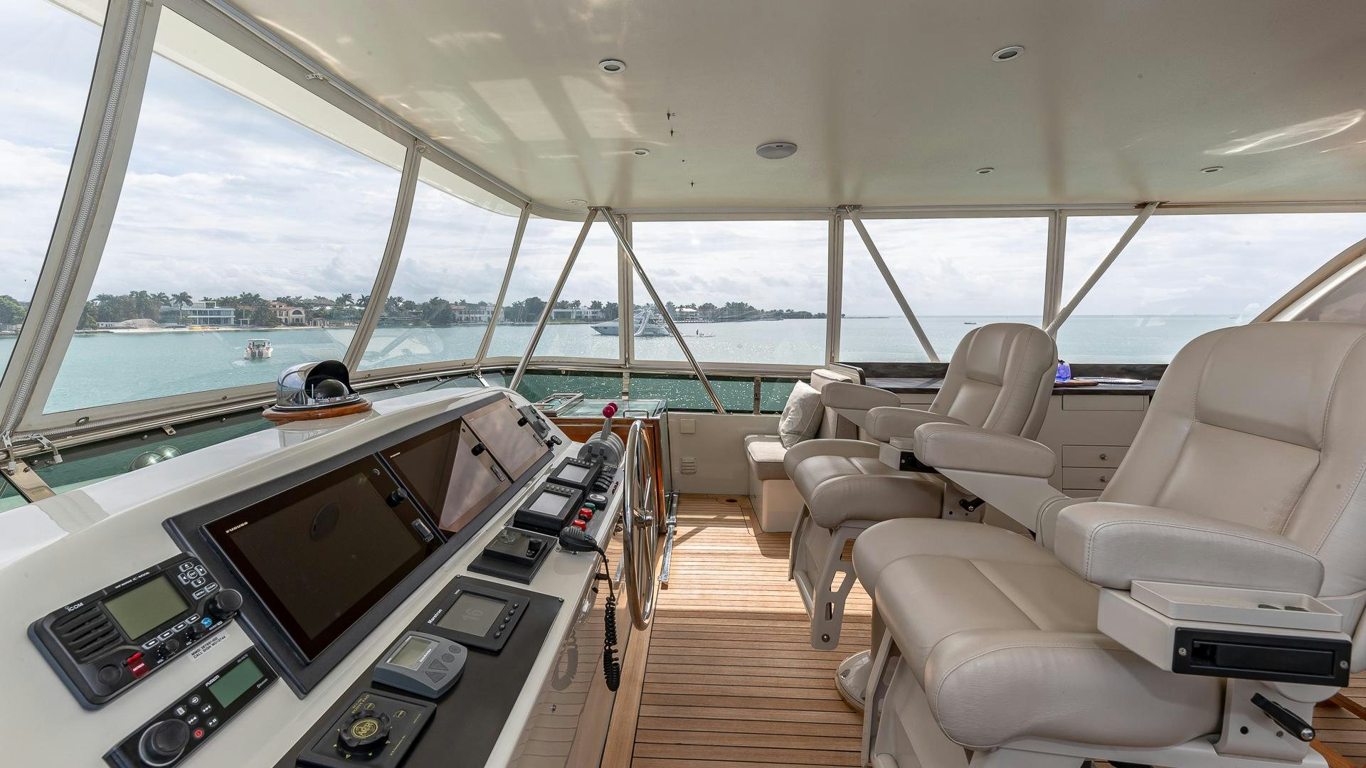 inside of a boat aboard SAFARI Yacht for Sale