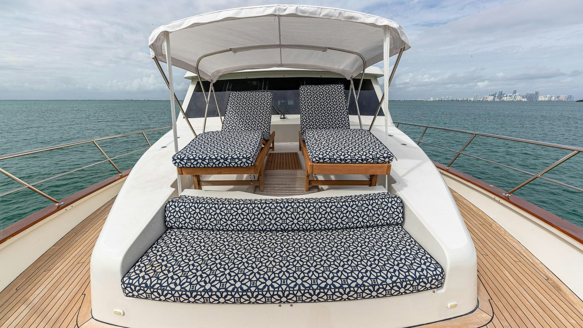 a boat on the water aboard SAFARI Yacht for Sale