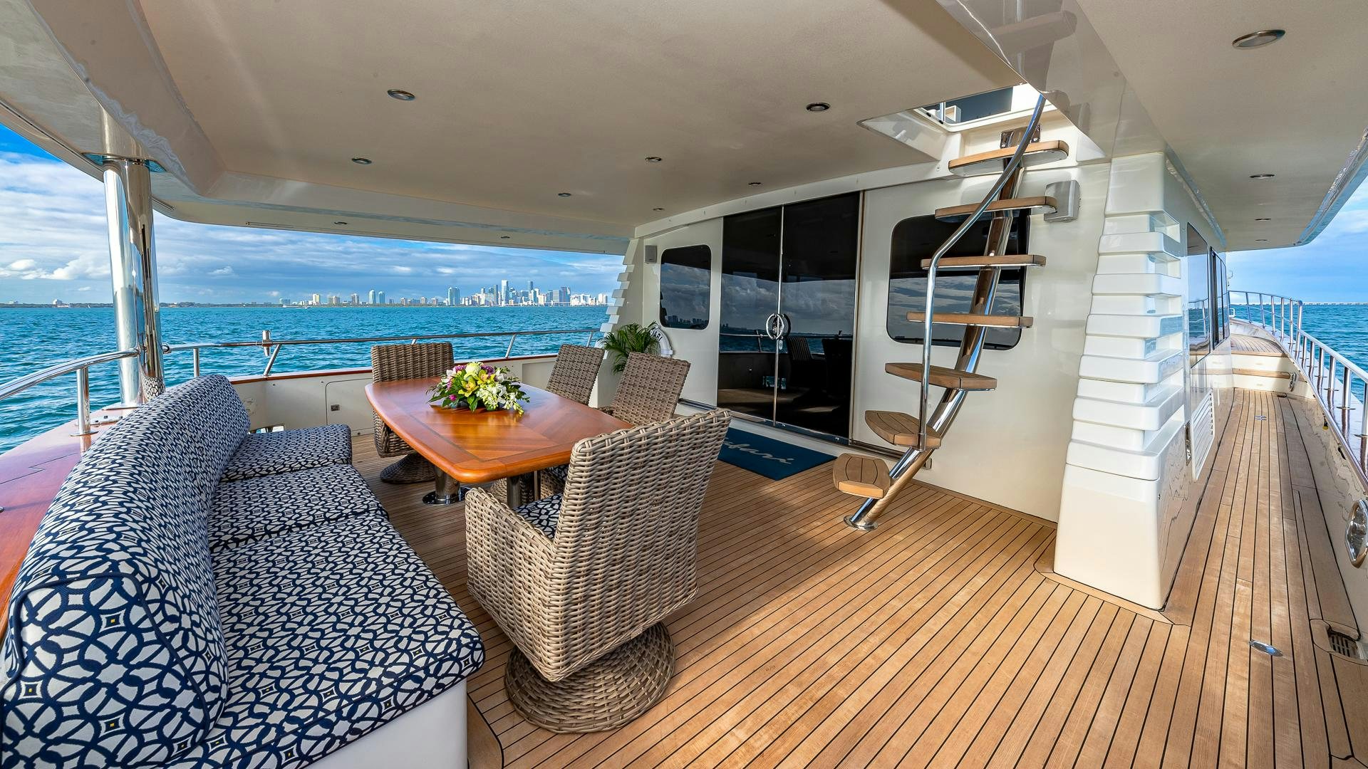 a boat on the water aboard SAFARI Yacht for Sale