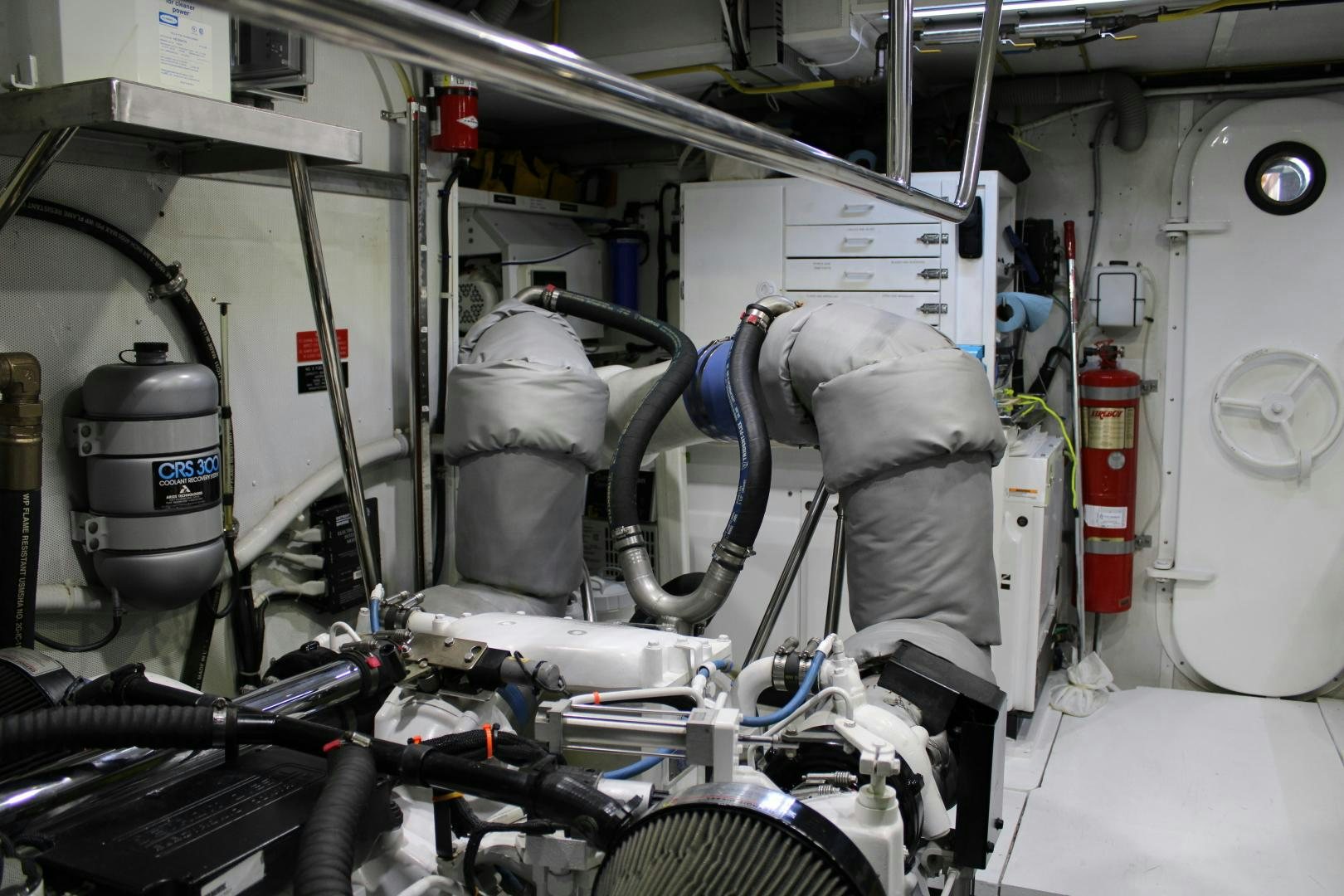 a machine with pipes aboard SAFARI Yacht for Sale