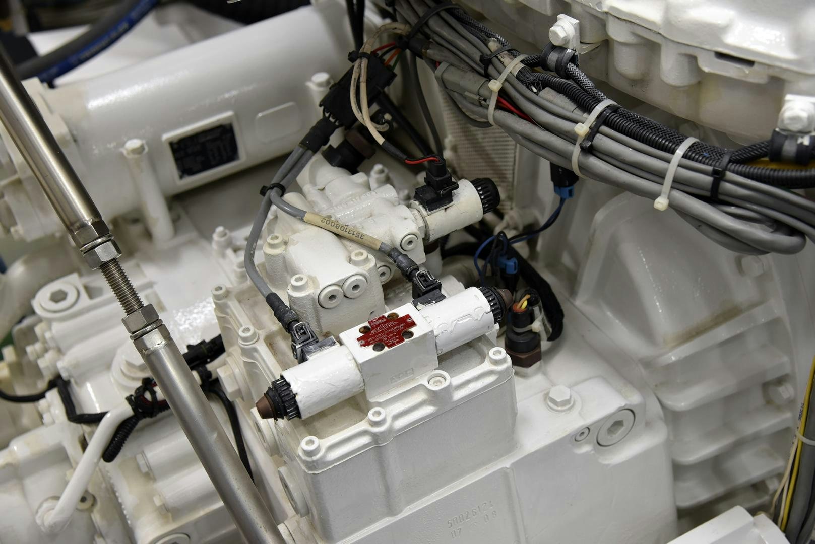 a close-up of a machine aboard SALTY K Yacht for Sale