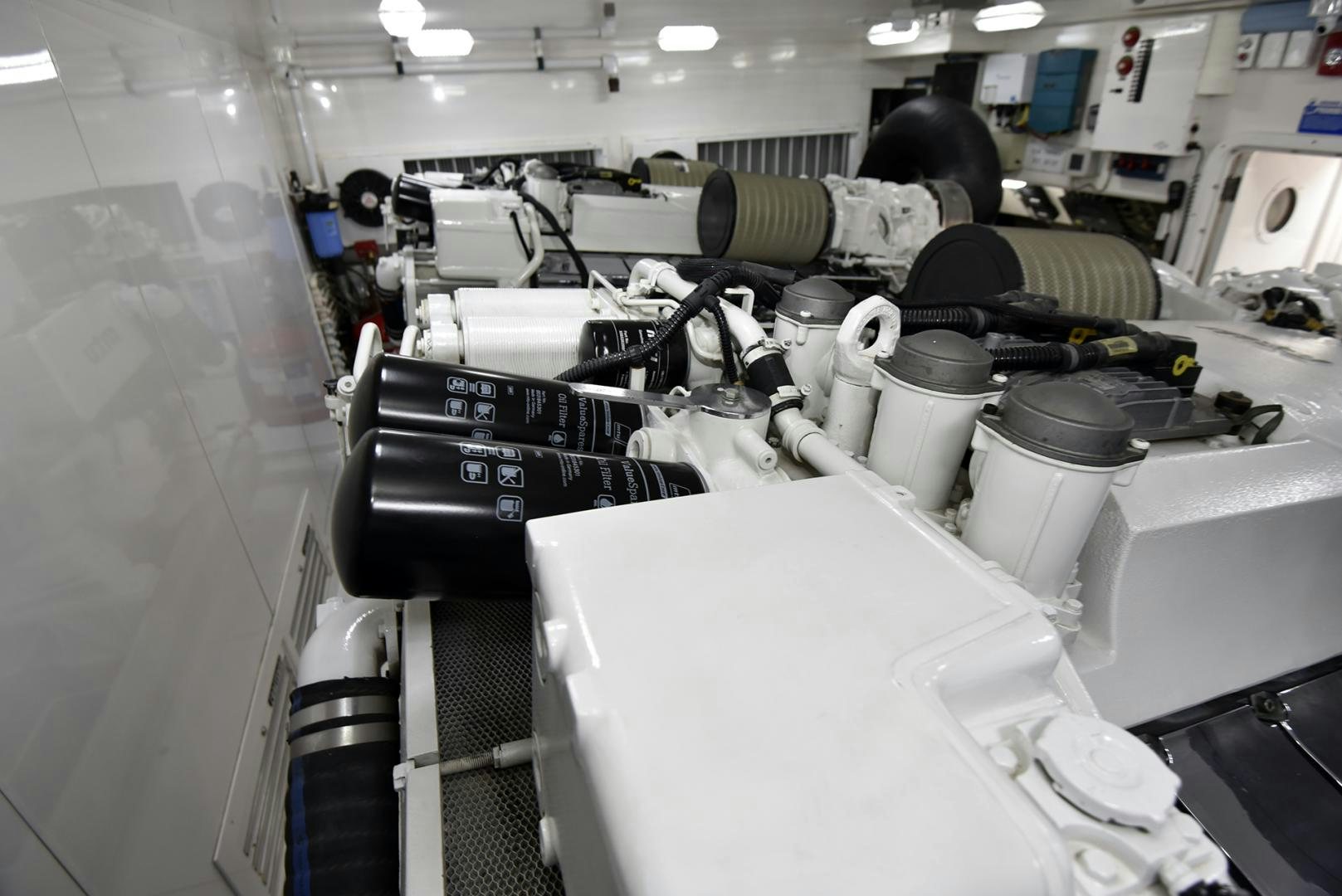 a person working in a factory aboard SALTY K Yacht for Sale