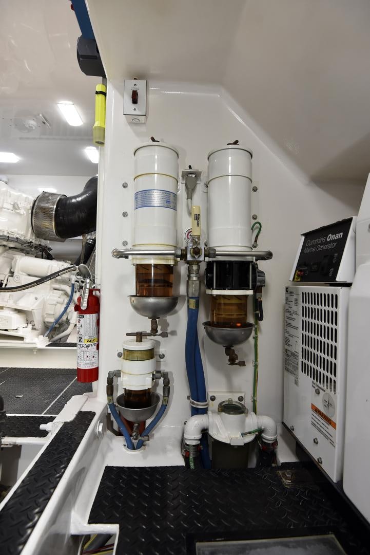 a machine with a large tube aboard SALTY K Yacht for Sale