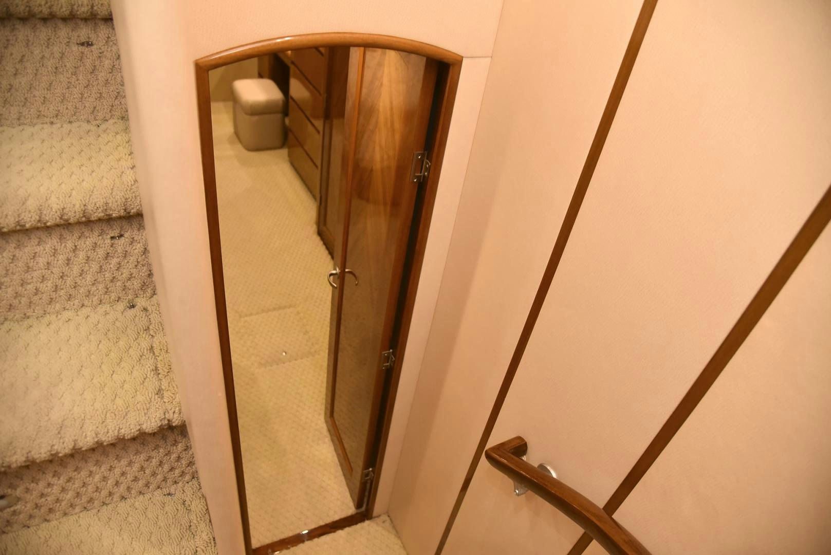 a door with a handle aboard SALTY K Yacht for Sale