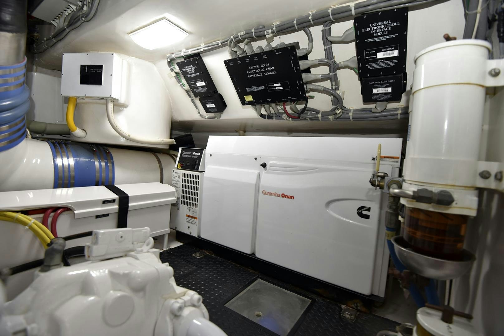 a machine with several machines aboard SALTY K Yacht for Sale