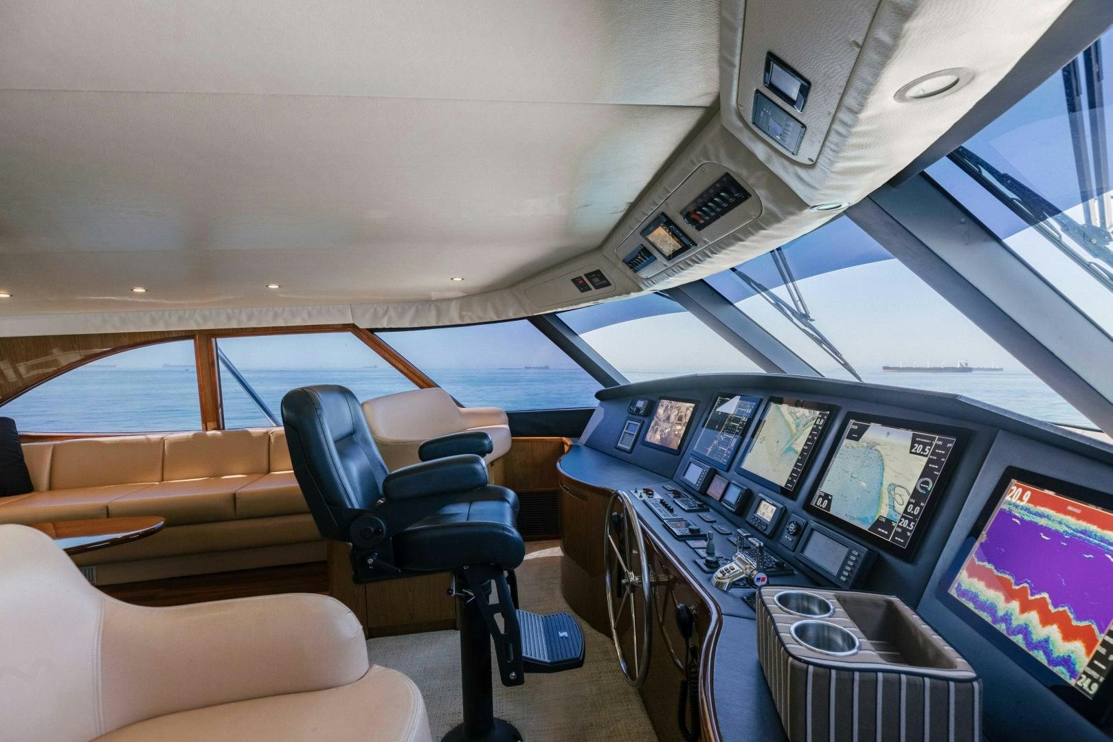 inside of a plane aboard SALTY K Yacht for Sale