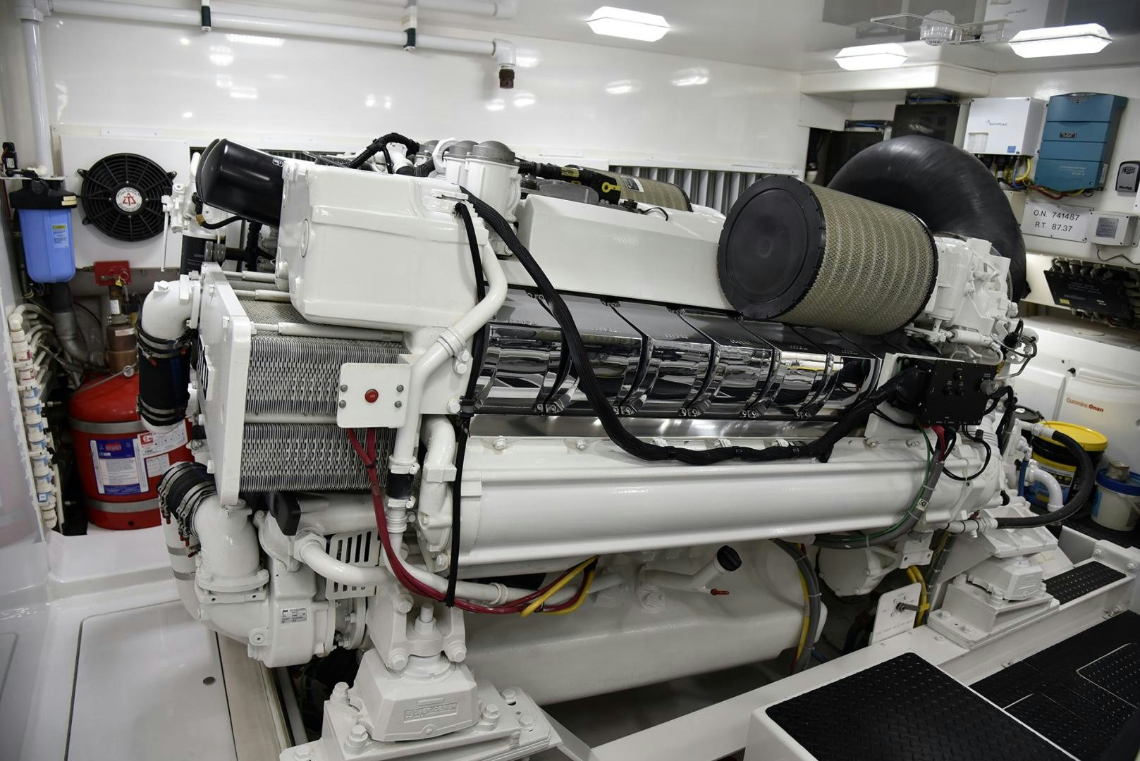 a machine with wires aboard SALTY K Yacht for Sale