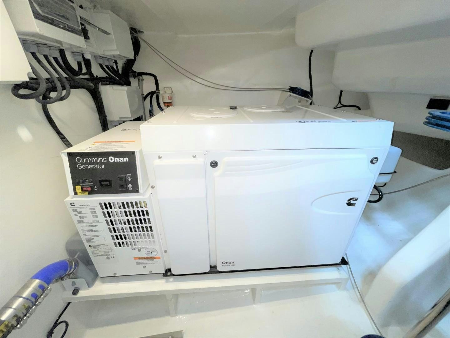 a white machine with wires aboard SKYE Yacht for Sale