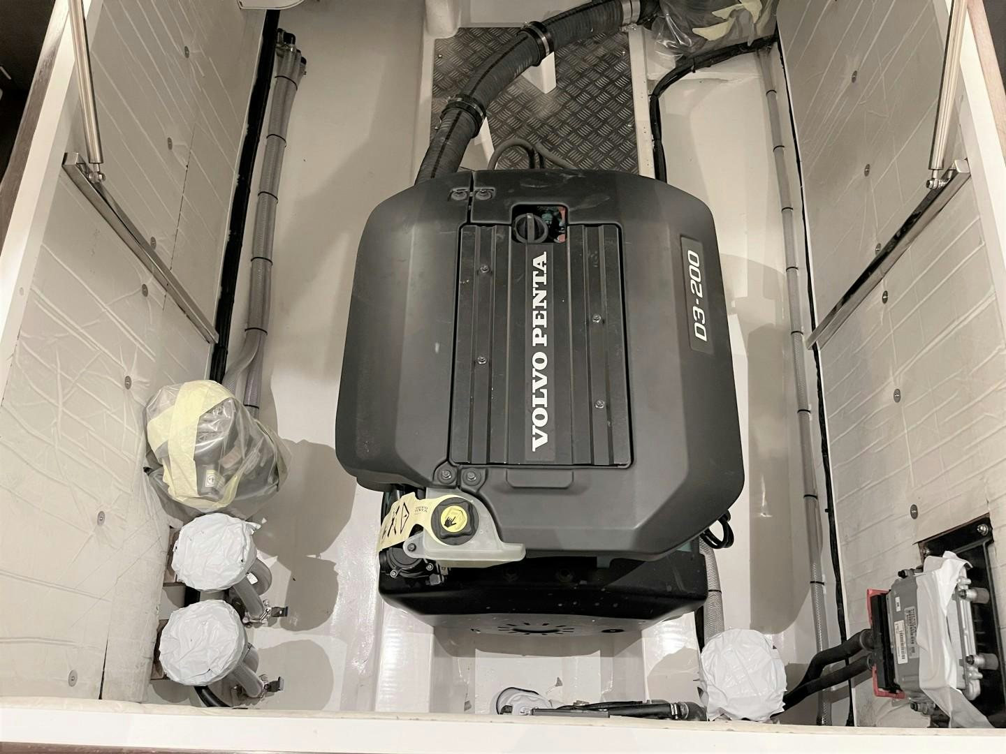 a black device with a silver knob aboard SKYE Yacht for Sale