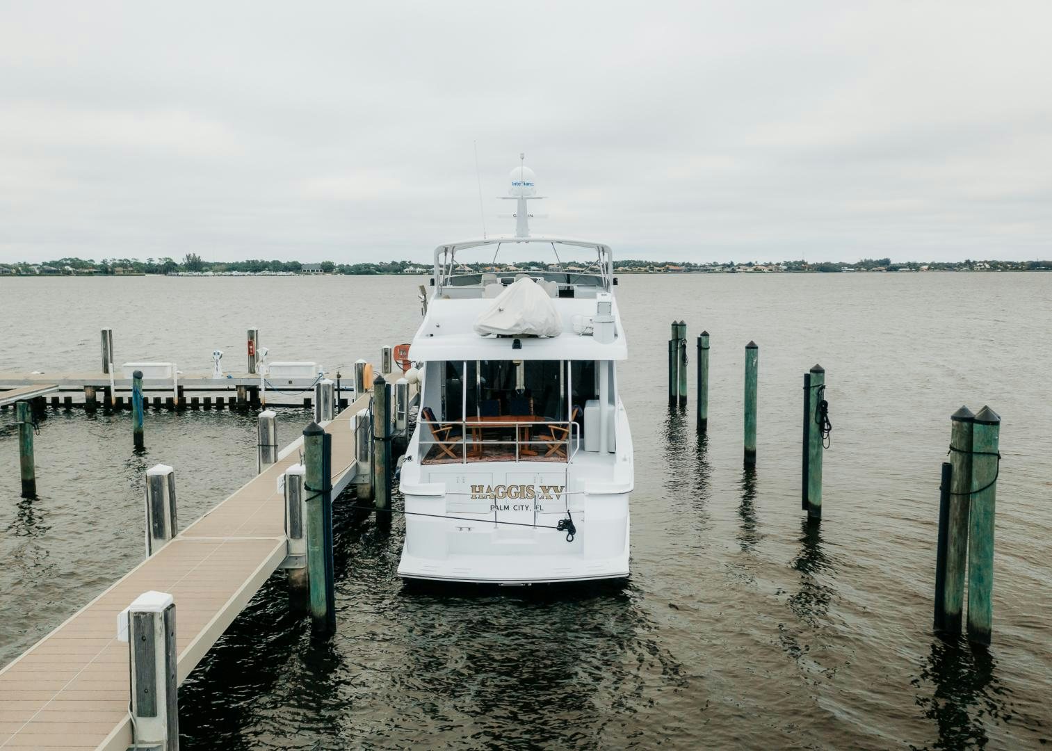 a boat in the water aboard Haggis XV Yacht for Sale