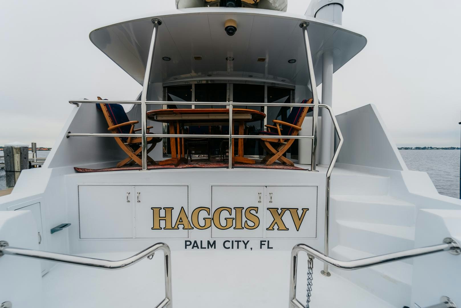 a boat on the water aboard Haggis XV Yacht for Sale