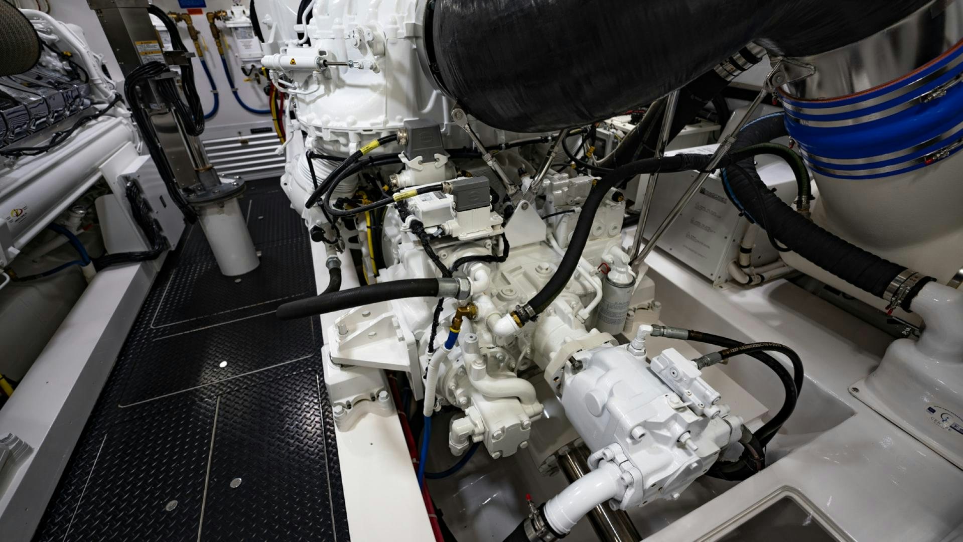 a close-up of a machine aboard WHY WOULDN'T WE Yacht for Sale