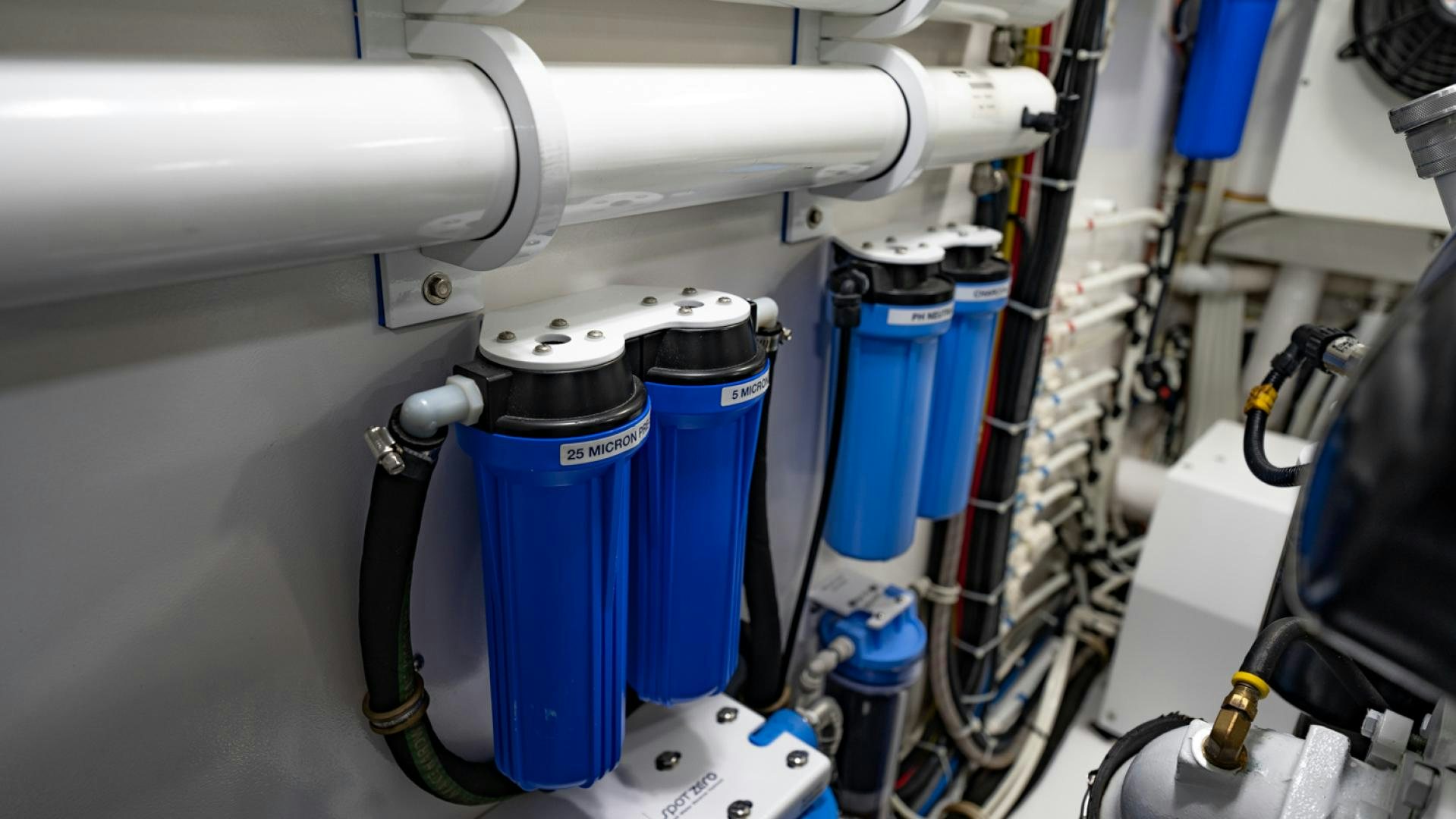 a close-up of a machine aboard WHY WOULDN'T WE Yacht for Sale