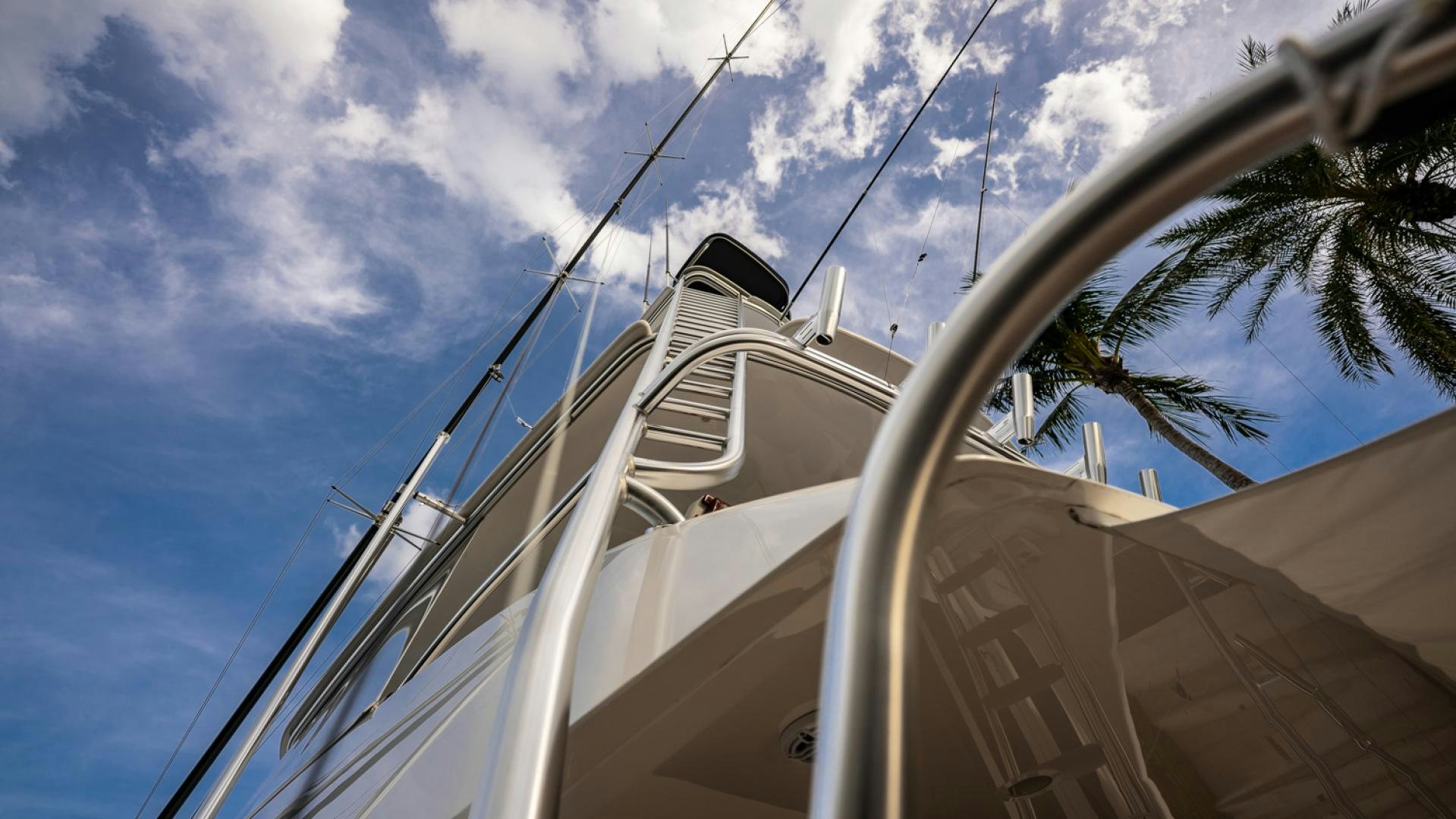 a boat on the water aboard WHY WOULDN'T WE Yacht for Sale