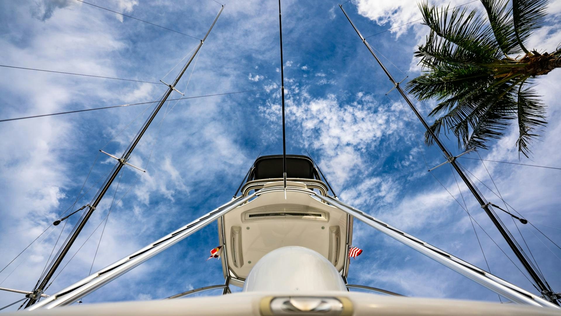 a boat on the water aboard WHY WOULDN'T WE Yacht for Sale