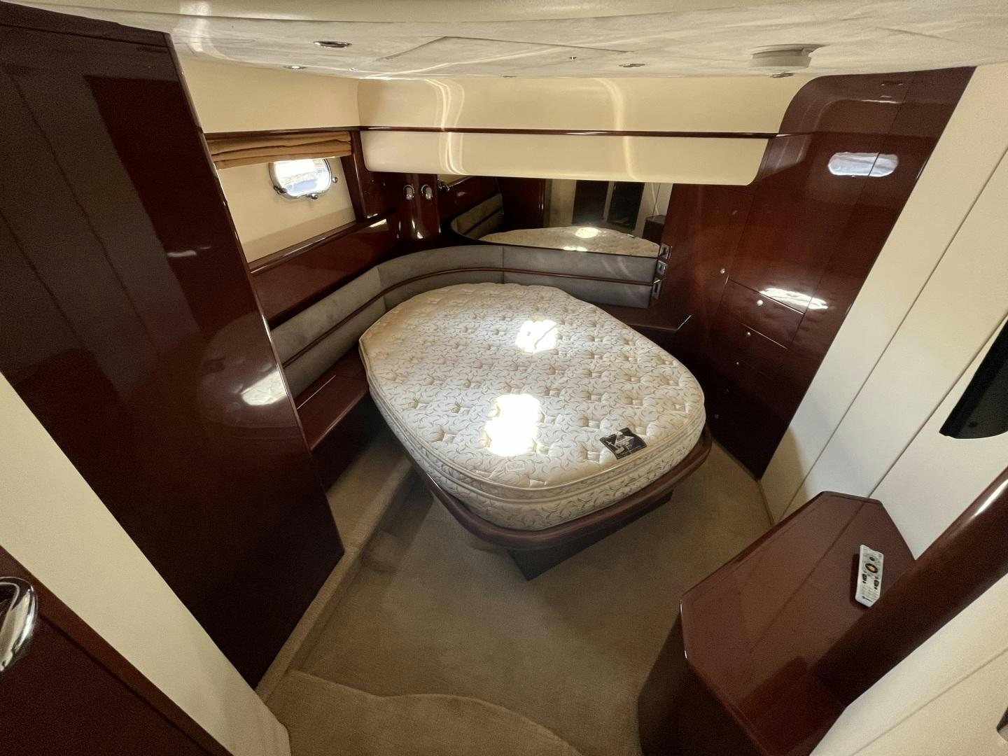 a room with a couch and a table aboard SELAH WAY Yacht for Sale