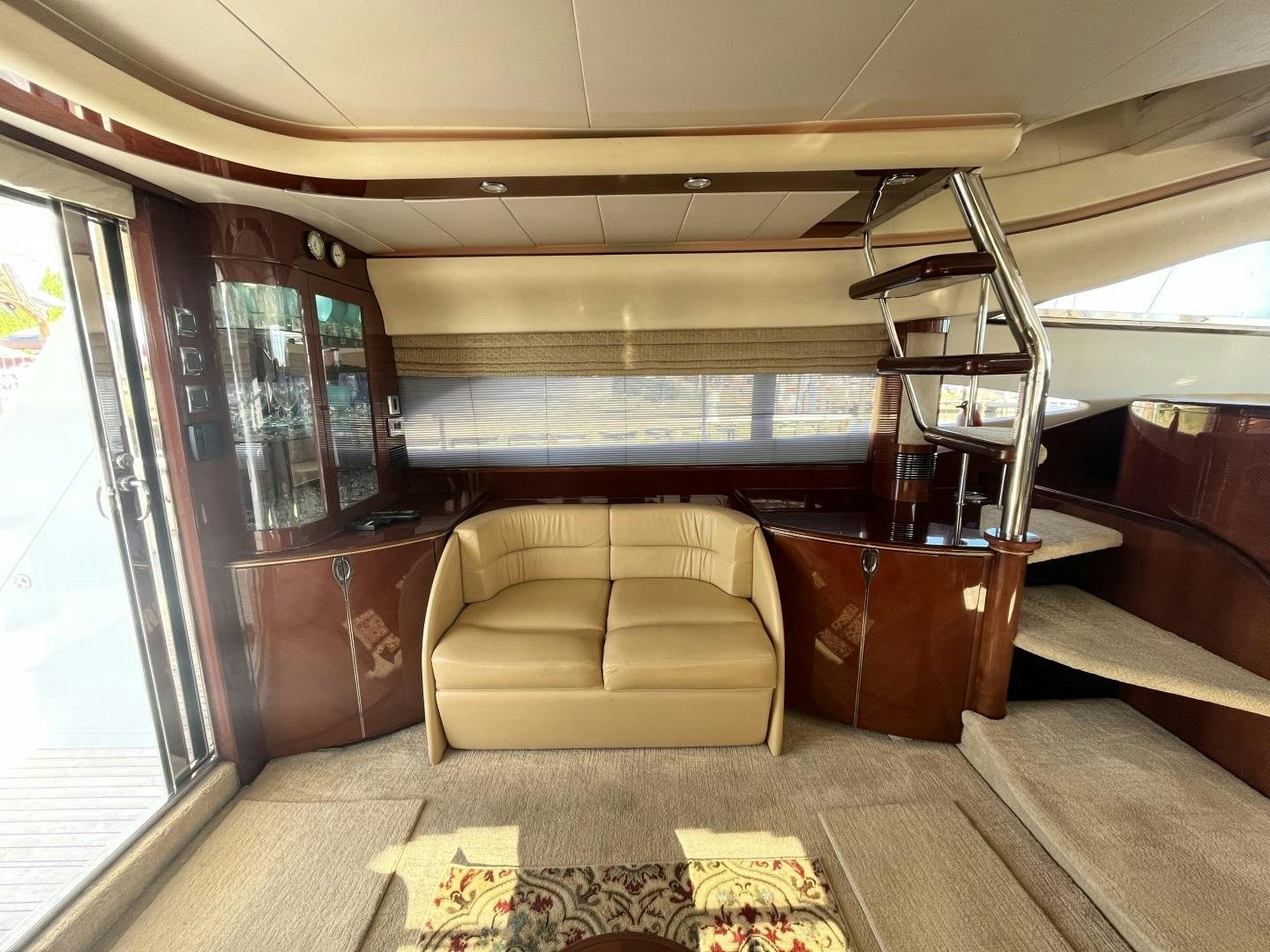 a living room with a couch aboard SELAH WAY Yacht for Sale