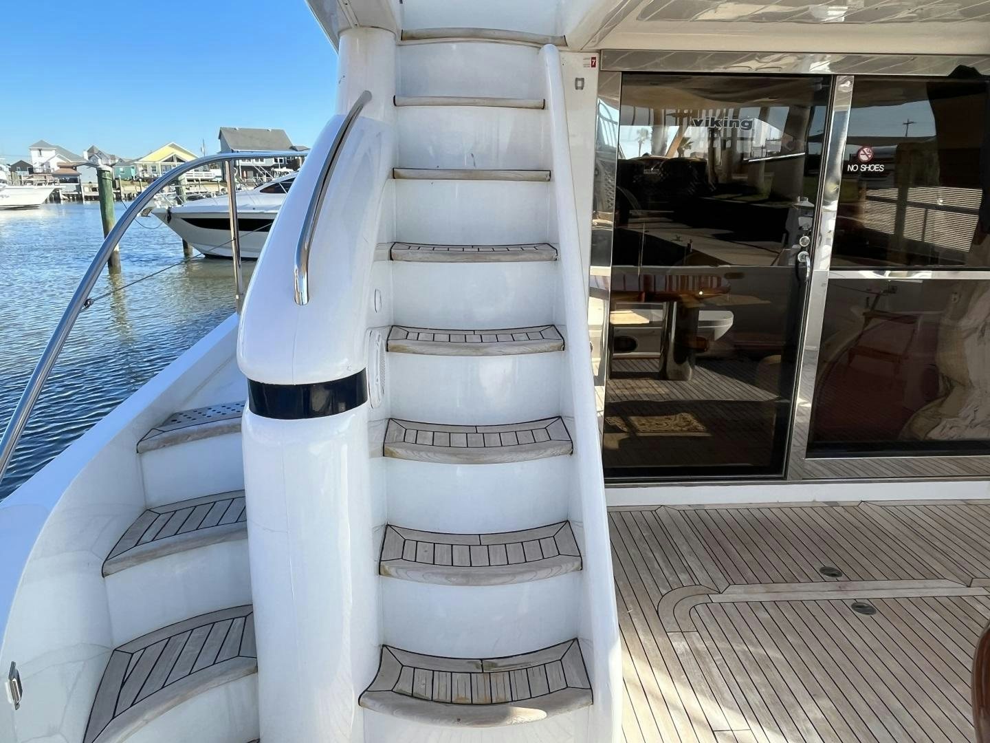 a boat with a white cover aboard SELAH WAY Yacht for Sale