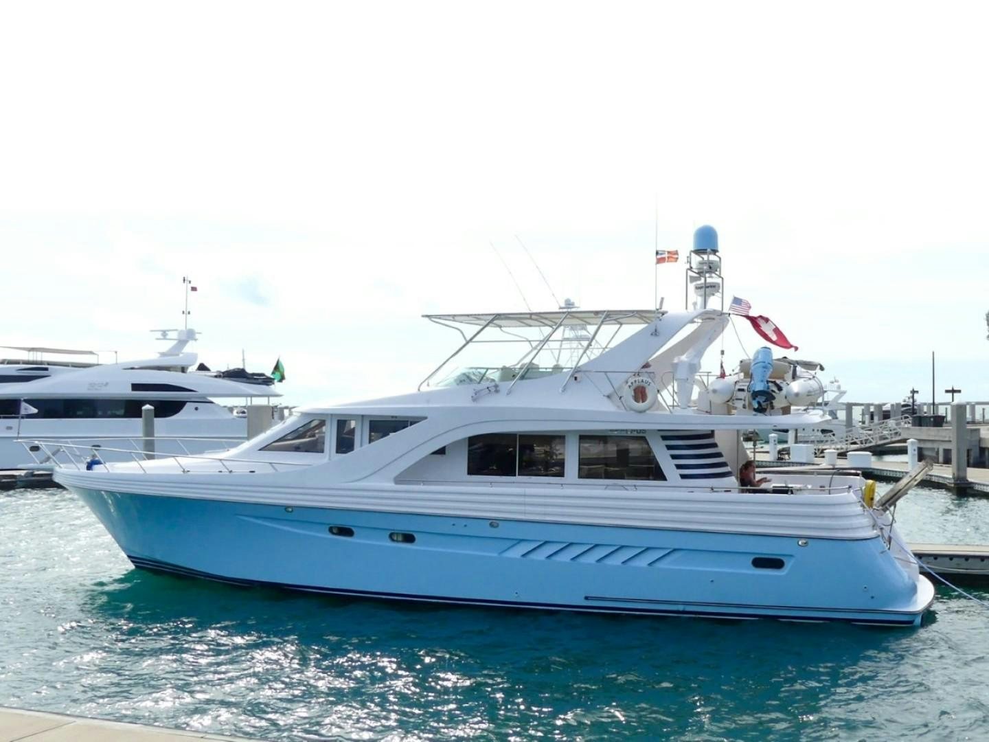 a boat in the water aboard Applaus Yacht for Sale
