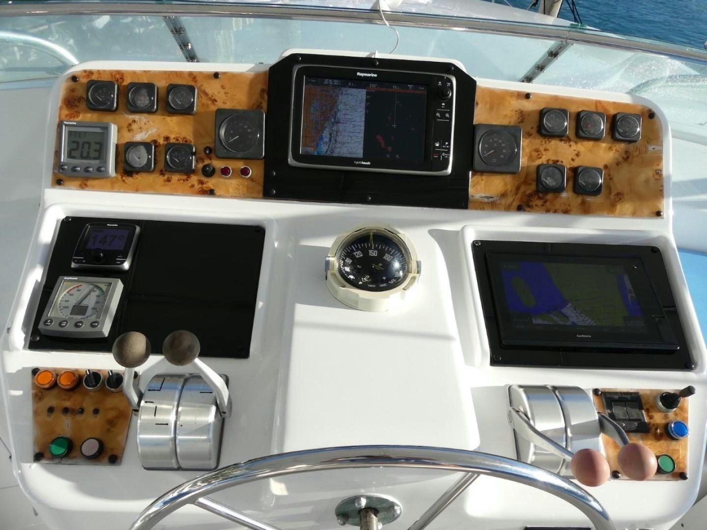a group of radio controls aboard Applaus Yacht for Sale