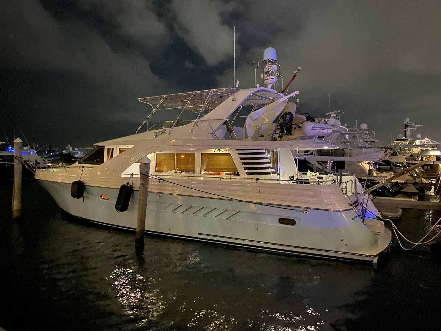 a boat in the water aboard Applaus Yacht for Sale