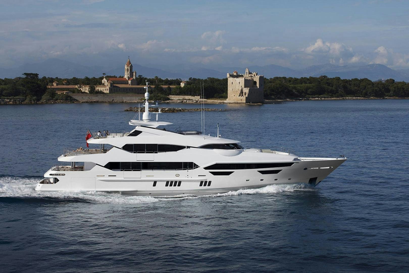 a boat on the water aboard ALESSANDRA III Yacht for Sale