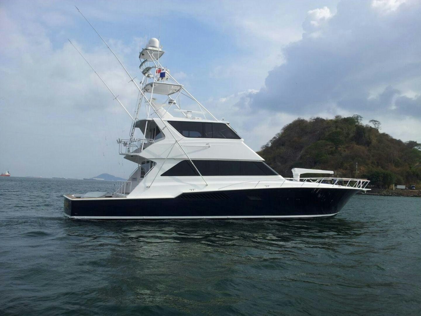 a boat in the water aboard BAD TO THE BONE Yacht for Sale