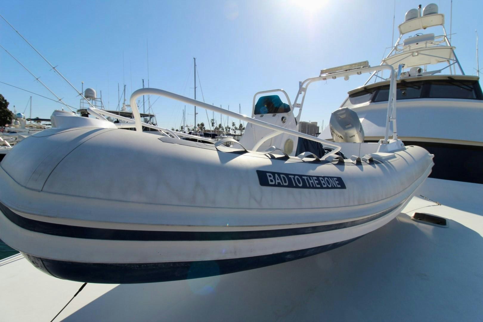 a few boats on the water aboard BAD TO THE BONE Yacht for Sale