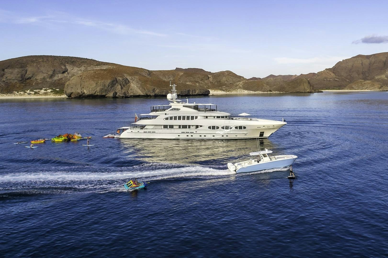 a boat on the water aboard ODYSSEA Yacht for Charter
