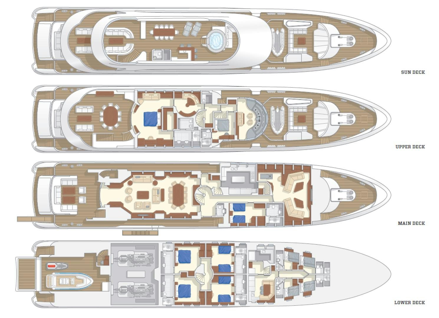 diagram aboard ODYSSEA Yacht for Sale