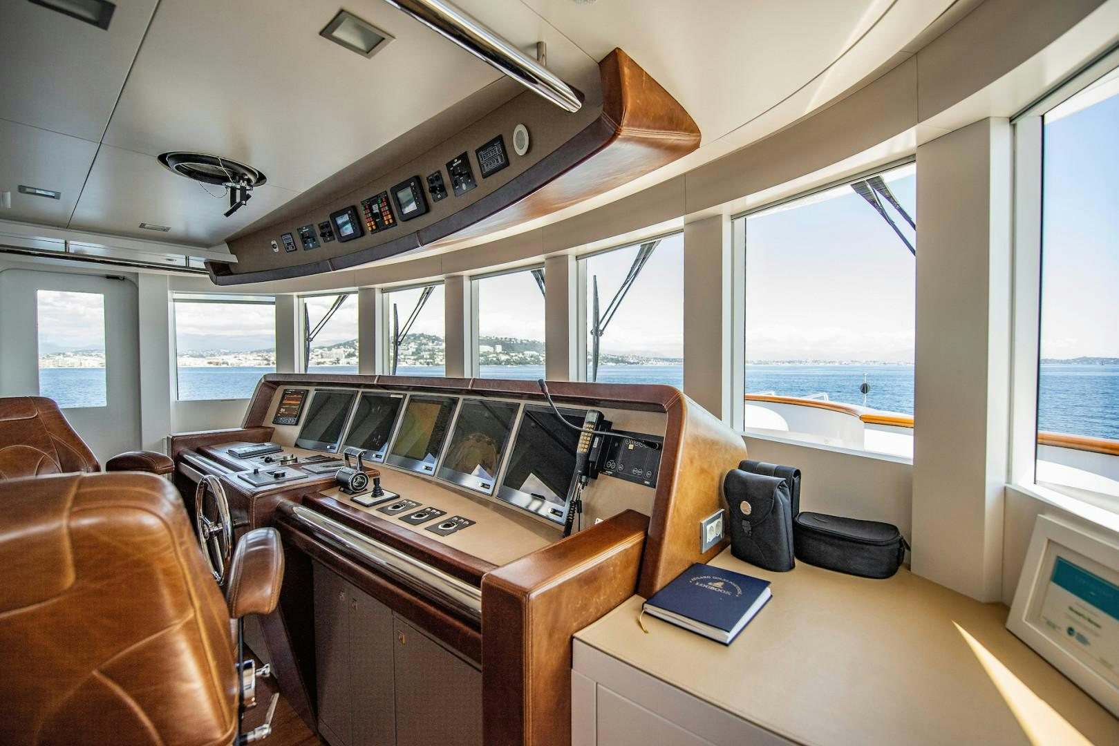 inside of a bus aboard OCEAN'S SEVEN Yacht for Sale