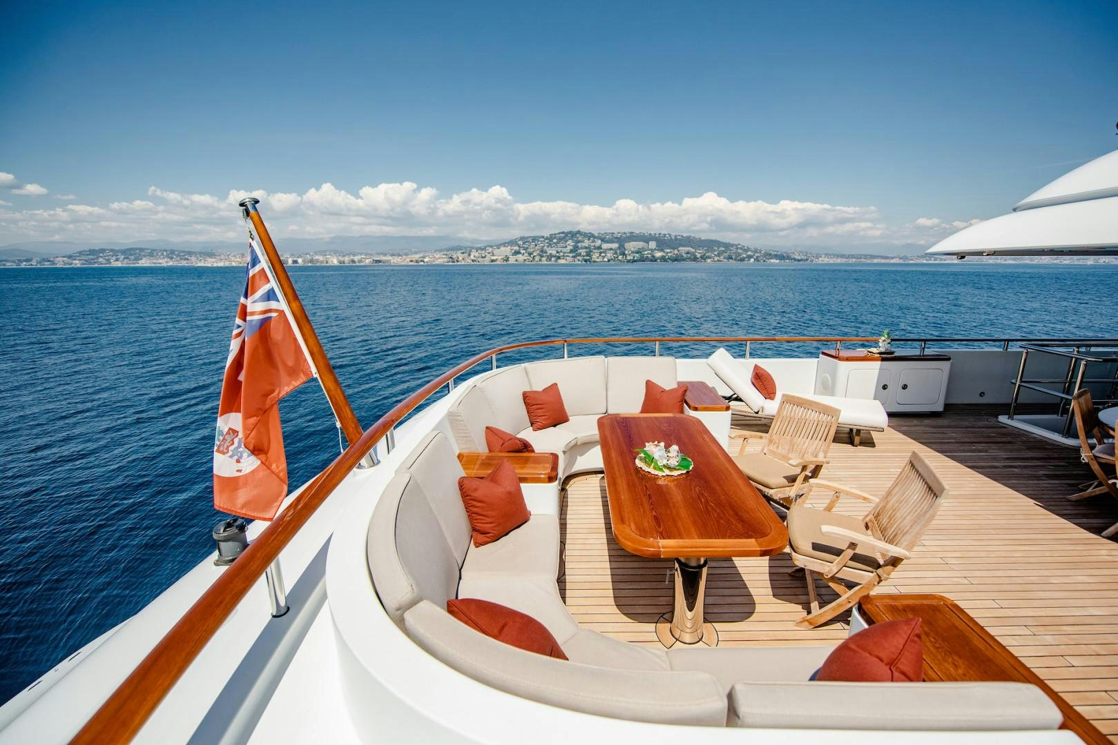 a boat on the water aboard OCEAN'S SEVEN Yacht for Sale