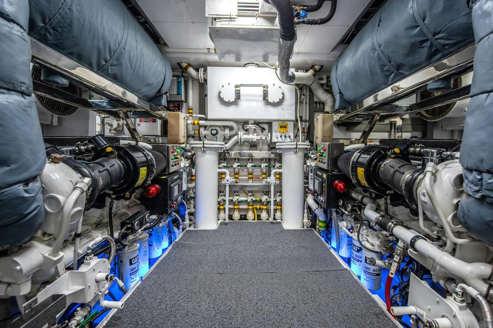 a close-up of a machine aboard OCEAN'S SEVEN Yacht for Sale