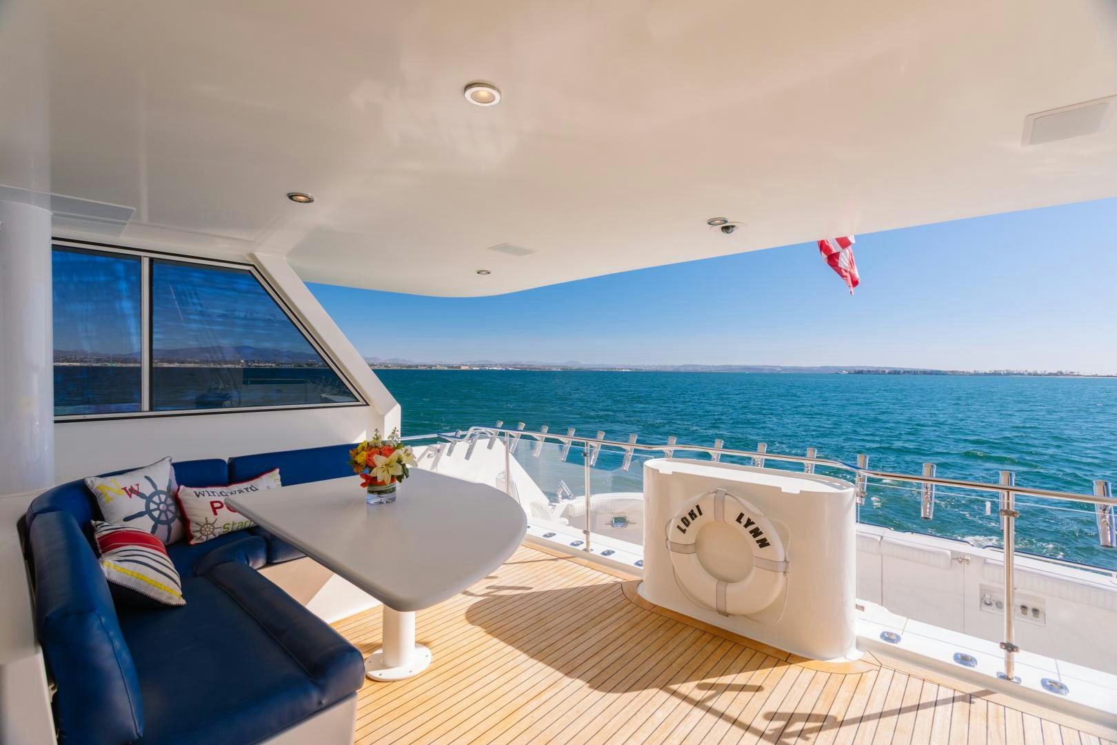a boat on the water aboard LORI LYNN Yacht for Sale