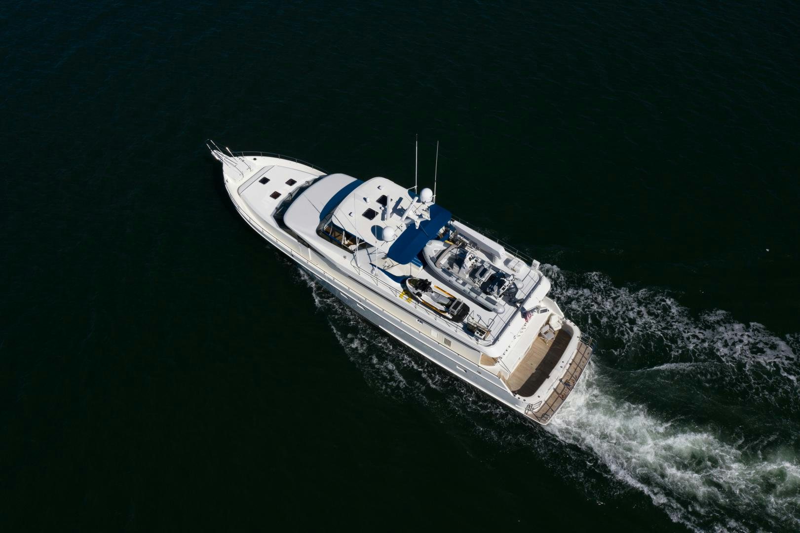 a ship in the water aboard LORI LYNN Yacht for Sale